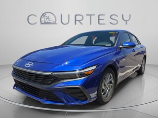 2024 Hyundai Elantra Hybrid Blue Sedan