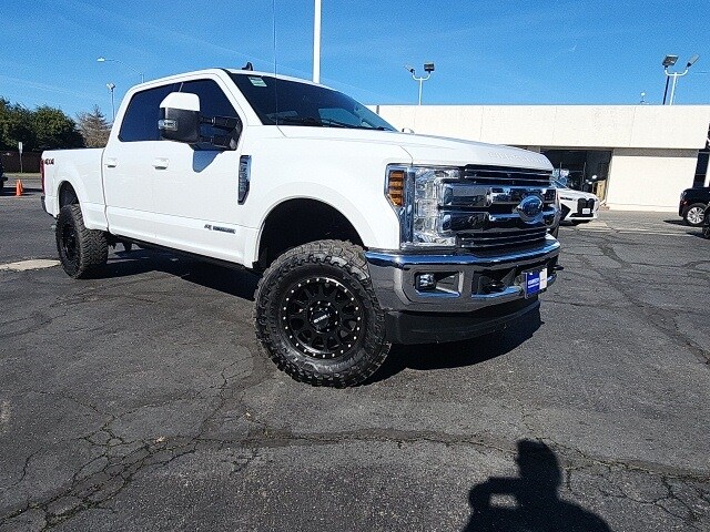 Featured pre-owned vehicles 2019 Ford F-250SD Lariat Truck Crew Cab for sale near you in Chico, CA