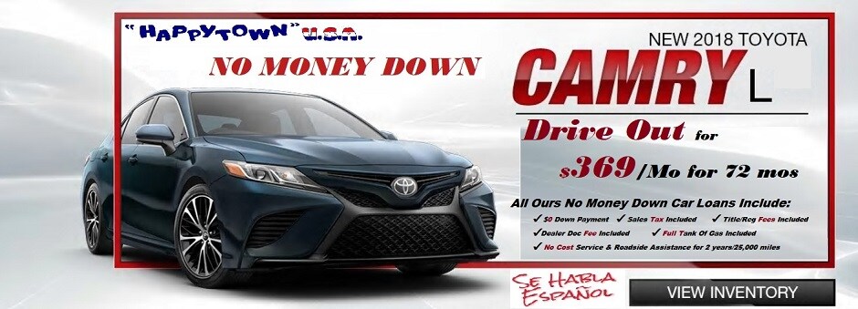 no money down car sales