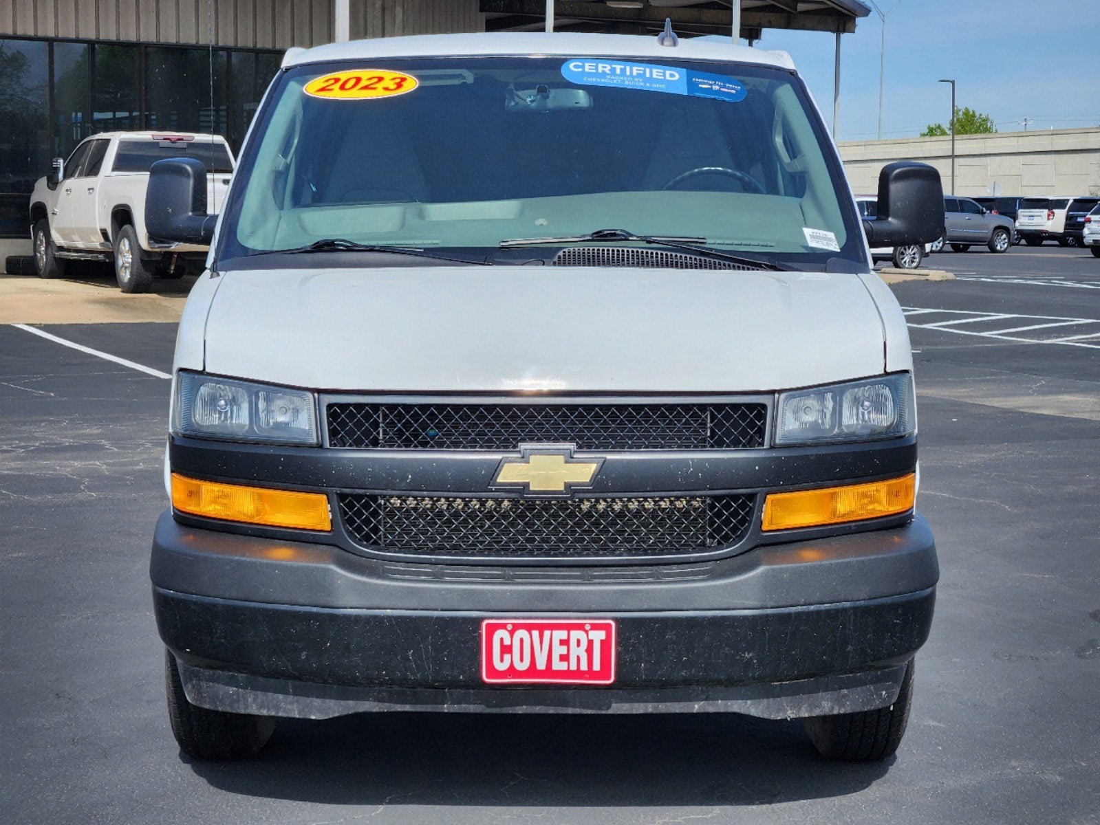 Certified 2023 Chevrolet Express Cargo Work Van with VIN 1GCWGBFP3P1112785 for sale in Bastrop, TX