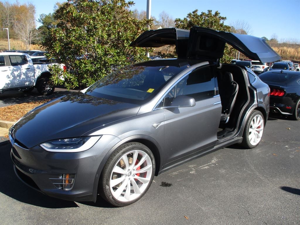 Used 2017 Tesla Model X P100D with VIN 5YJXCBE49HF051877 for sale in Covington, GA