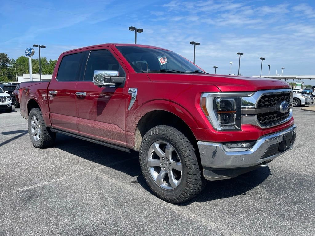 Used 2022 Ford F-150 King Ranch with VIN 1FTFW1E82NFA13723 for sale in Little Rock