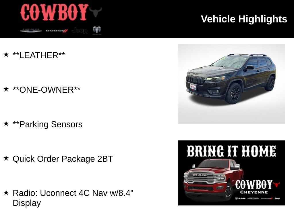 Used 2023 Jeep Cherokee Altitude Lux SUV