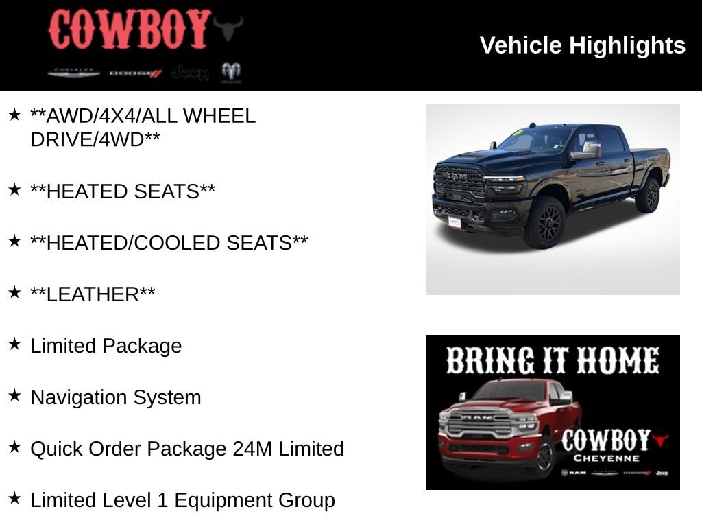 Used 2025 Ram 2500 Limited Truck Crew Cab