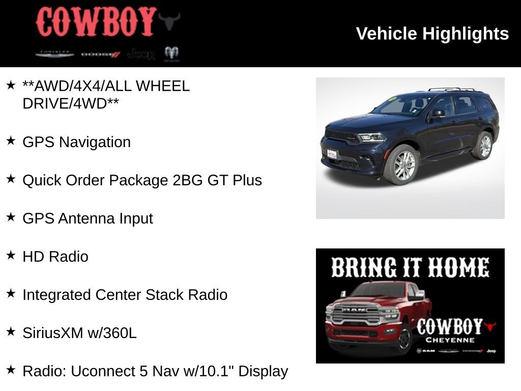 Used 2024 Dodge Durango GT SUV