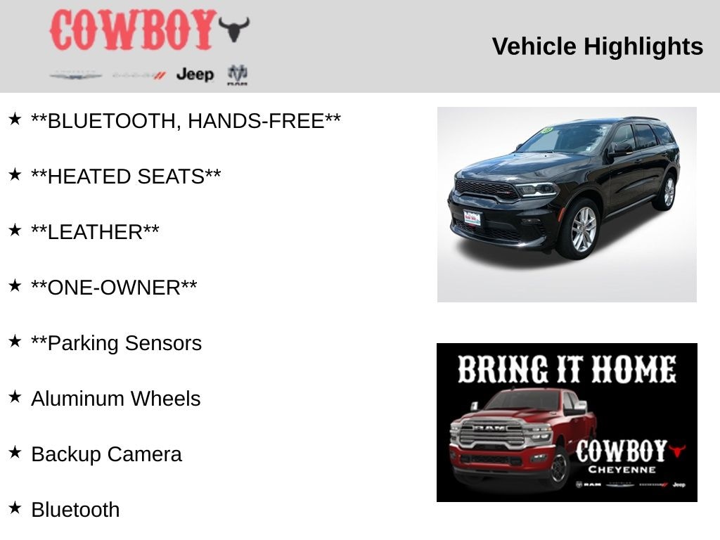 Used 2023 Dodge Durango GT SUV