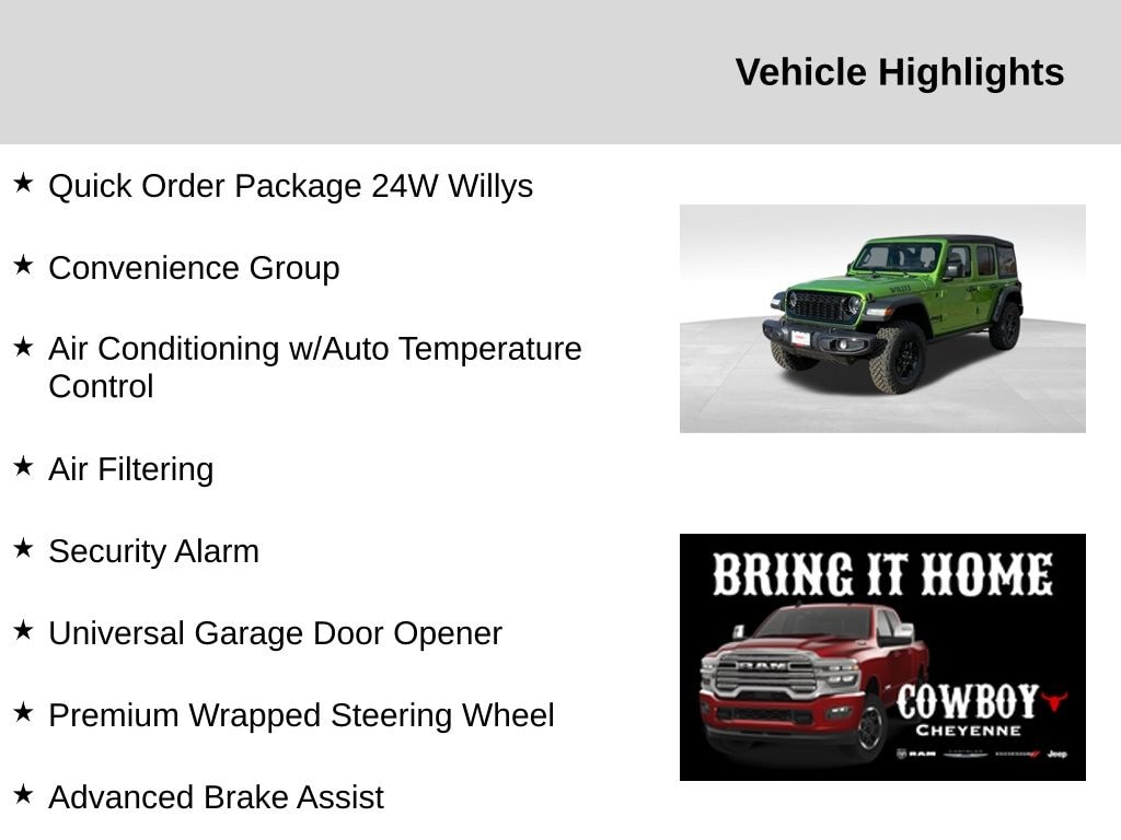 New 2025 Jeep Wrangler Sport Sport Utility