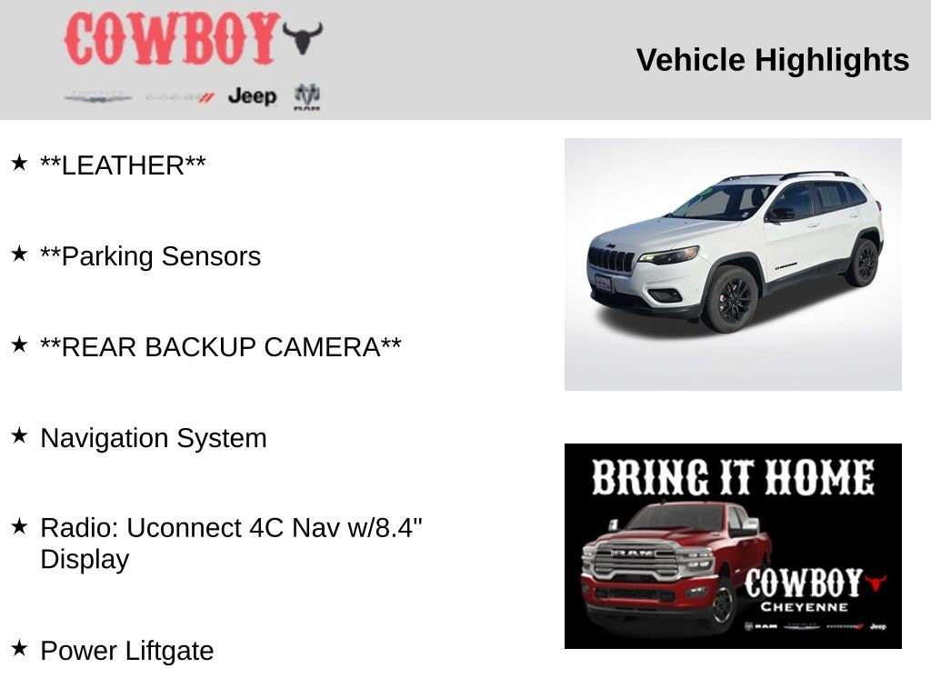 Used 2023 Jeep Cherokee Altitude Lux SUV