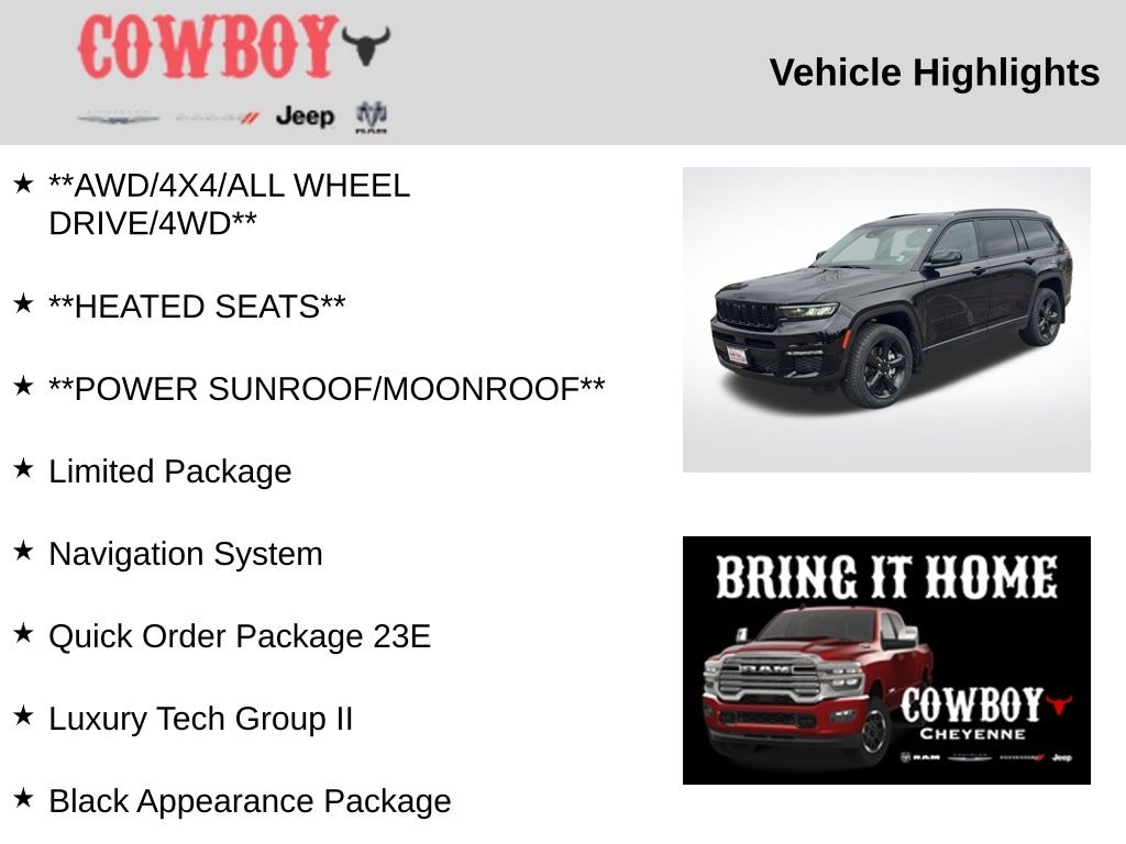 Used 2023 Jeep Grand Cherokee L Limited SUV