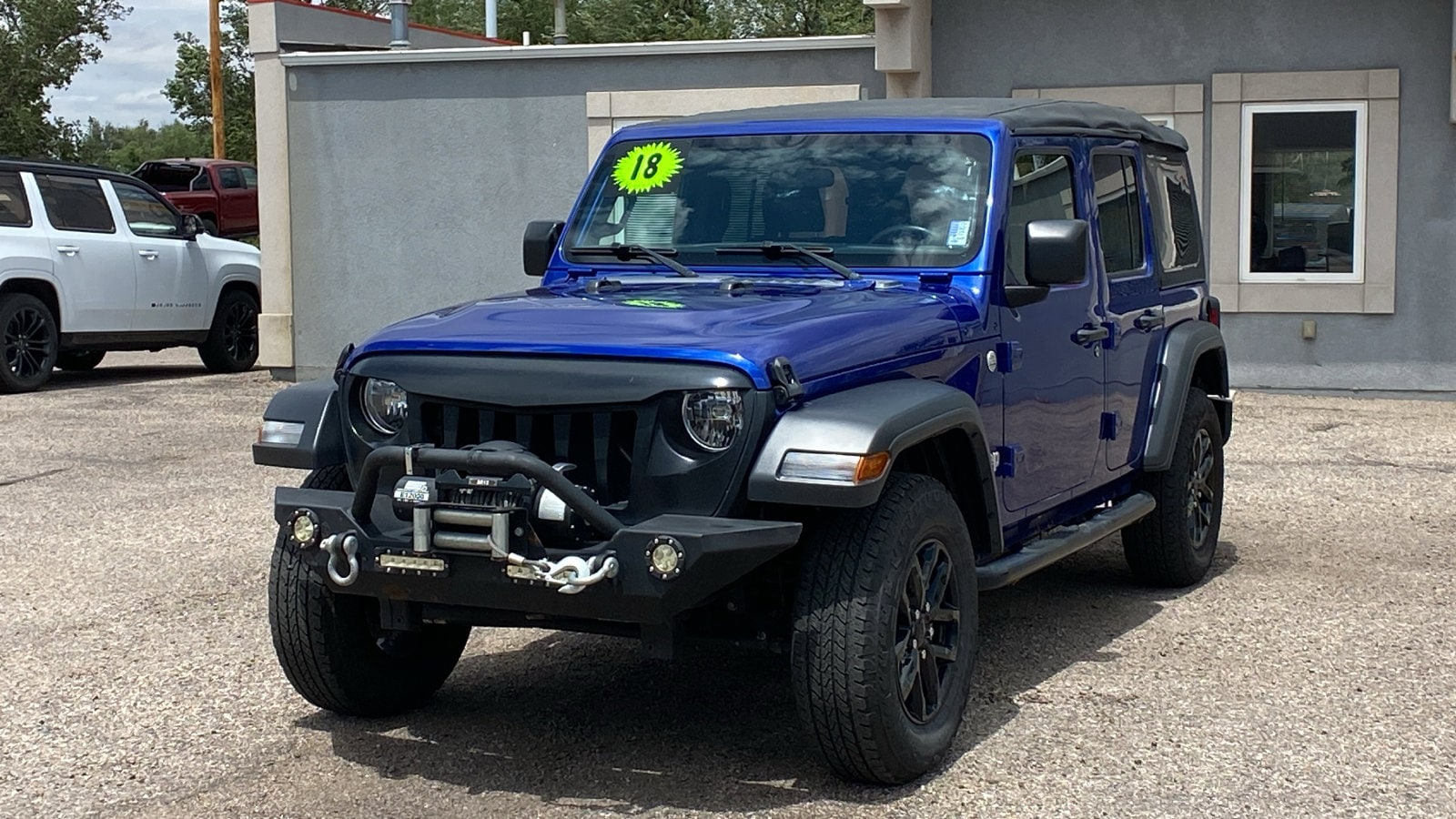 Used 2018 Jeep All-New Wrangler Unlimited Sport with VIN 1C4HJXDGXJW190338 for sale in Cheyenne, WY