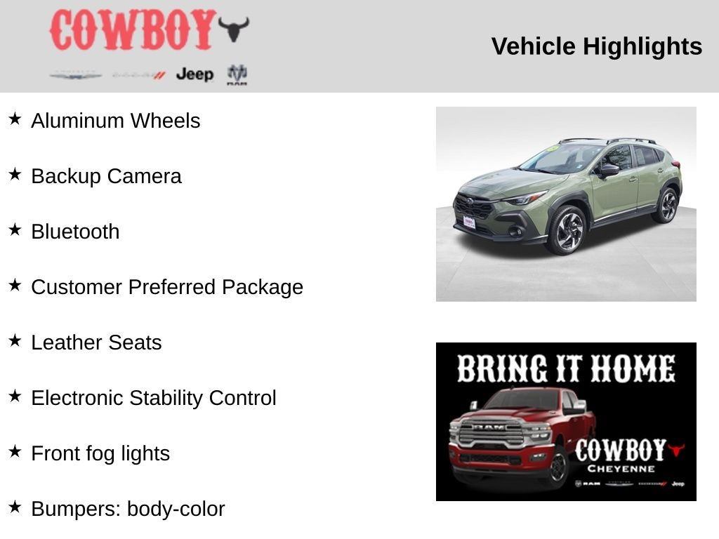 Used 2024 Subaru Crosstrek Limited SUV