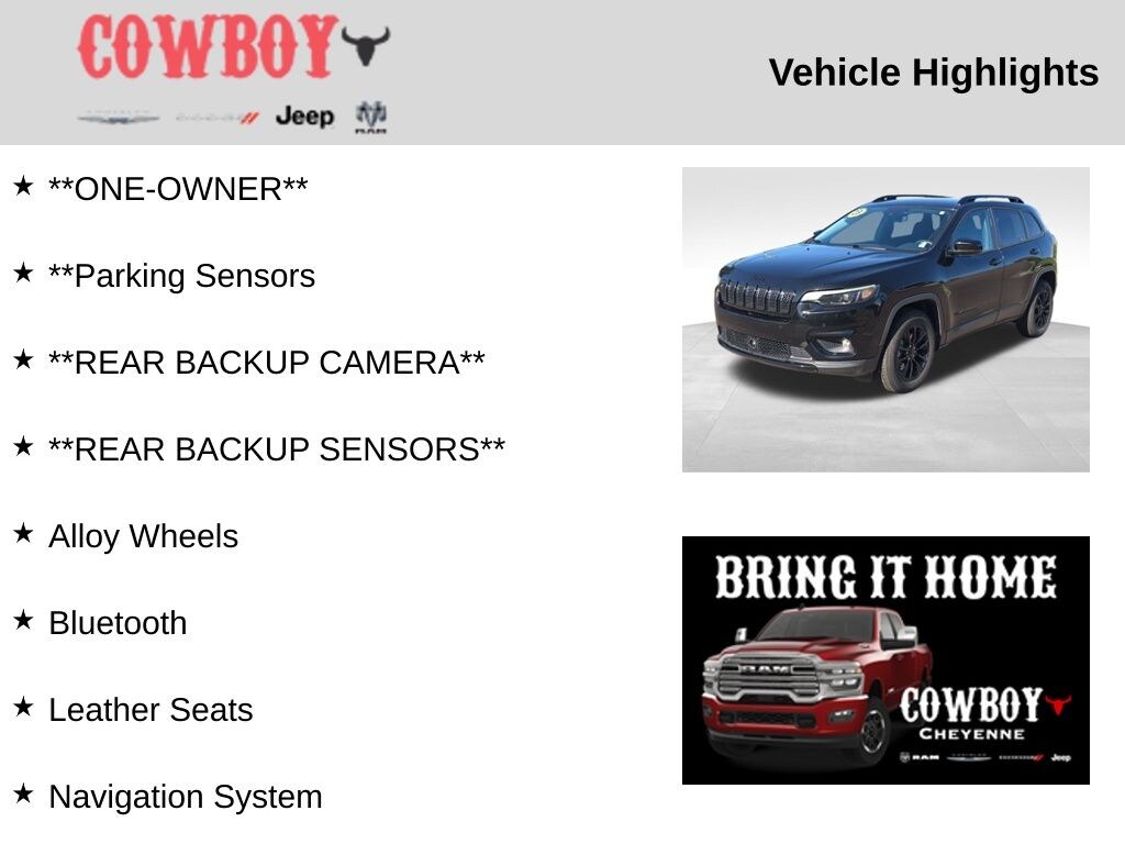 Used 2023 Jeep Cherokee Altitude Lux SUV