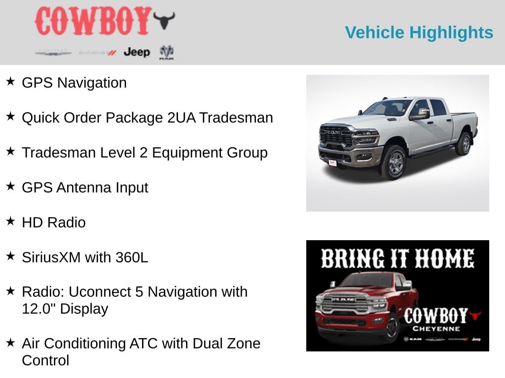 New 2026 Ram 2500 Tradesman Pickup
