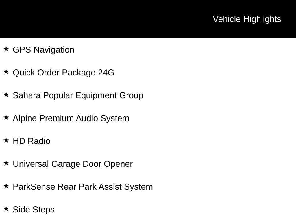 New 2026 Jeep Wrangler Sahara Sport Utility