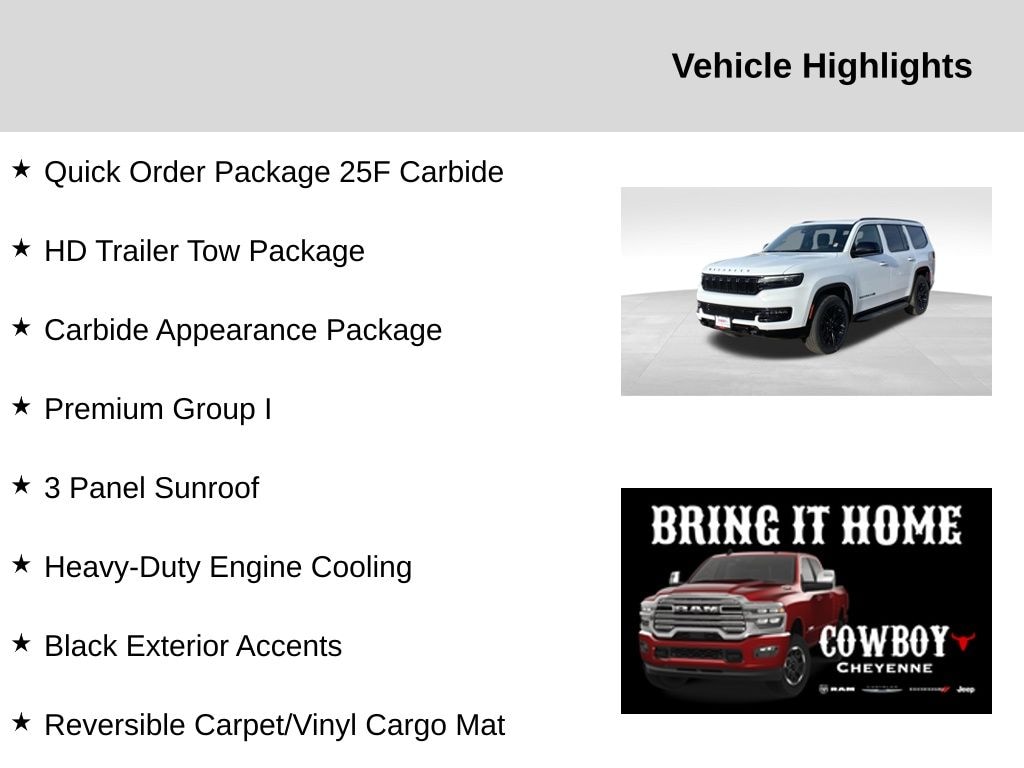 New 2025 Jeep Wagoneer Series II Sport Utility