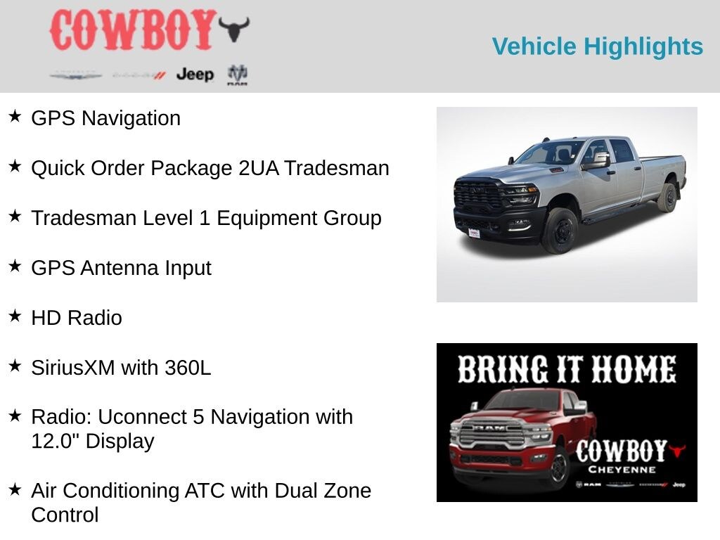 New 2026 Ram 2500 Tradesman Pickup