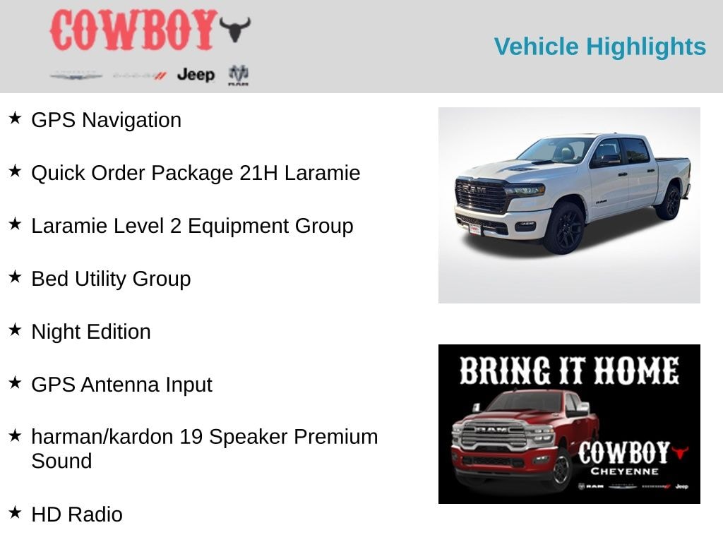 New 2026 Ram 1500 Laramie Pickup