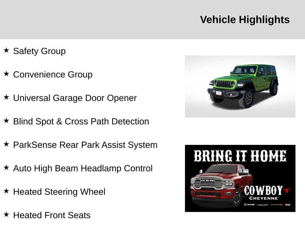 New 2025 Jeep Wrangler Rubicon Sport Utility