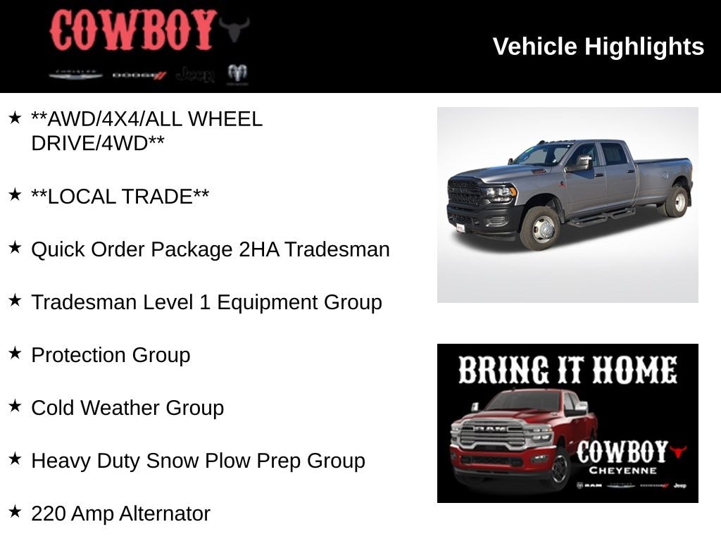 Used 2024 Ram 3500 Tradesman Truck Crew Cab