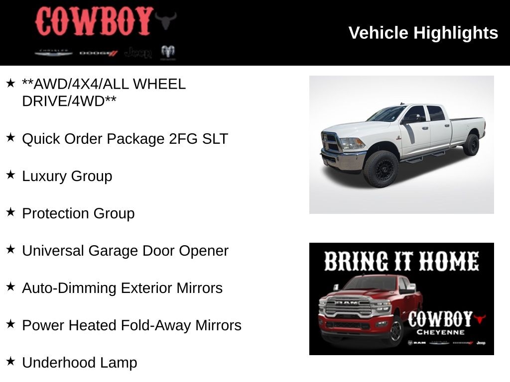 Used 2016 Ram 2500 SLT Truck Crew Cab