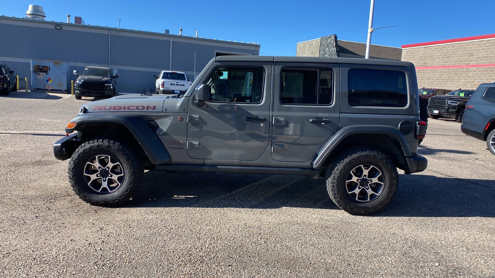 Used 2022 Jeep Wrangler Unlimited Rubicon with VIN 1C4HJXFG3NW100241 for sale in Cheyenne, WY