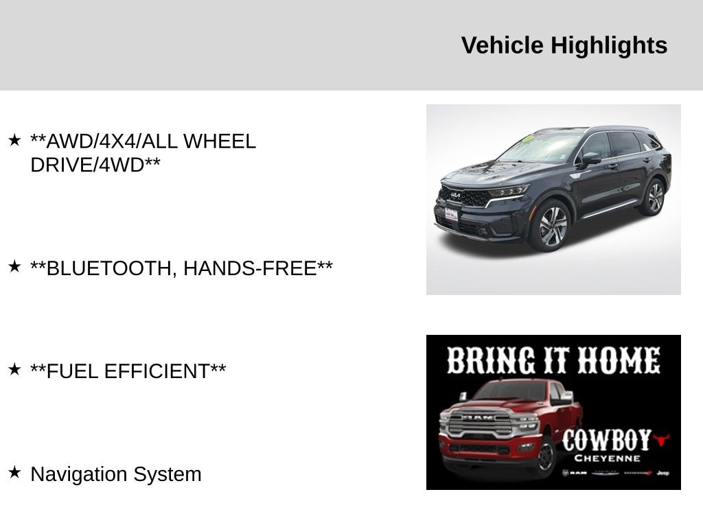 Used 2023 Kia Sorento Plug-In Hybrid SX Prestige SUV