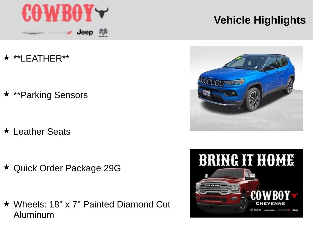 Used 2023 Jeep Compass Limited SUV