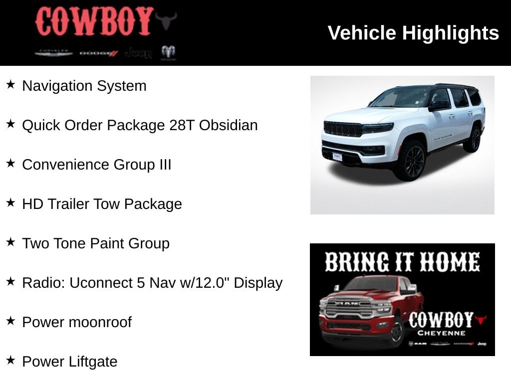 New 2025 Jeep Grand Wagoneer Series II Sport Utility