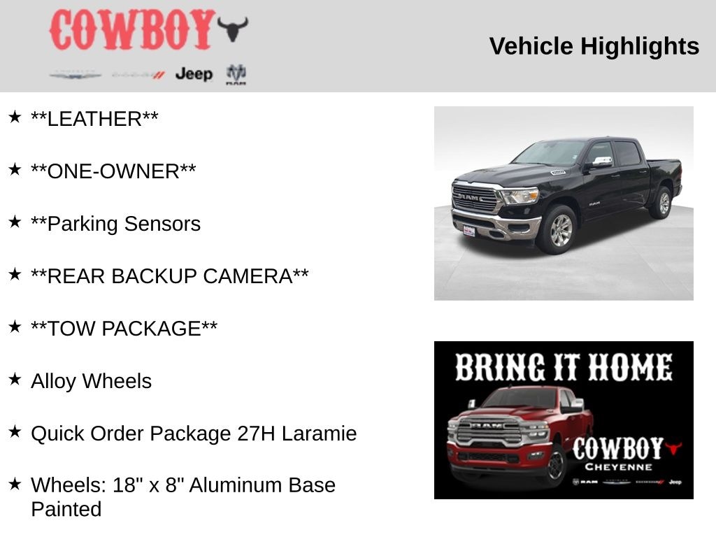 Used 2024 Ram 1500 Laramie Truck Crew Cab