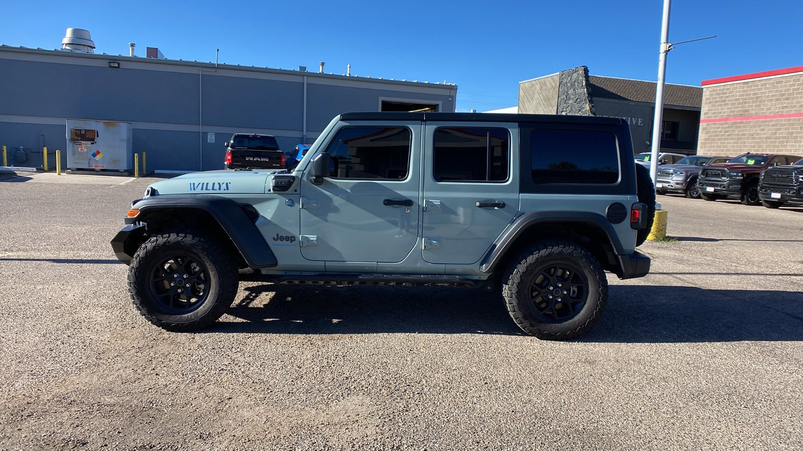 Used 2024 Jeep Wrangler 4xe Willys 4XE with VIN 1C4RJXN65RW203938 for sale in Cheyenne, WY