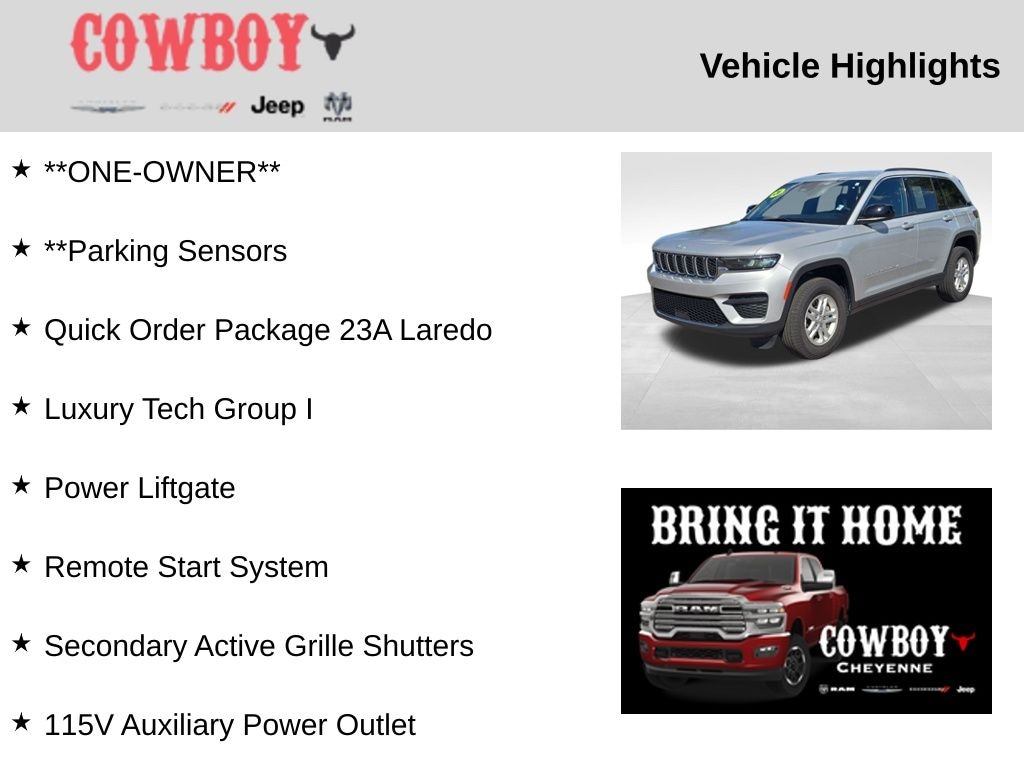 Used 2024 Jeep Grand Cherokee Laredo SUV