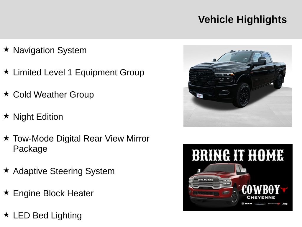 New 2025 Ram 3500 Limited Pickup