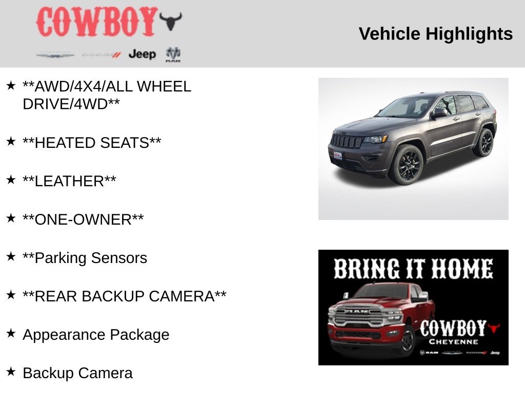 Used 2021 Jeep Grand Cherokee Laredo SUV