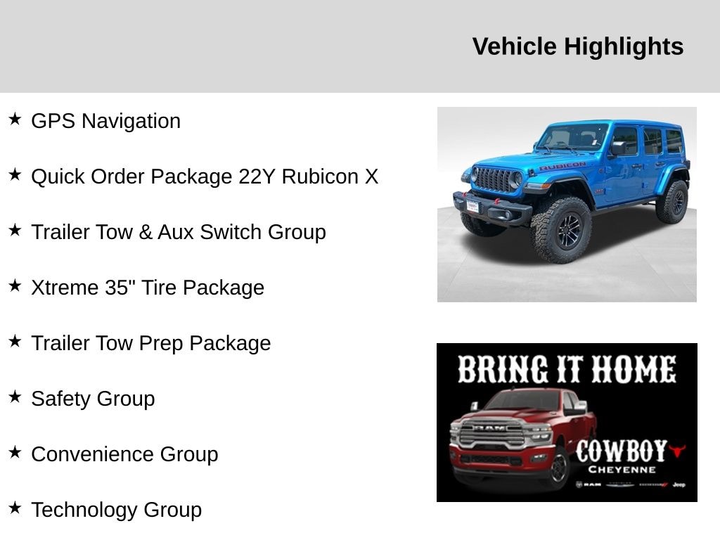 New 2025 Jeep Wrangler Rubicon Sport Utility