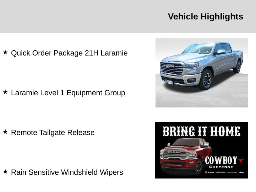 New 2025 Ram 1500 Laramie Pickup
