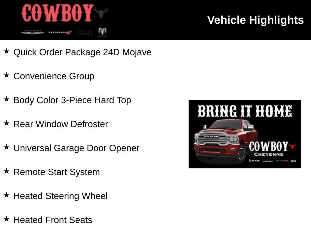 New 2026 Jeep Gladiator Mojave Pickup