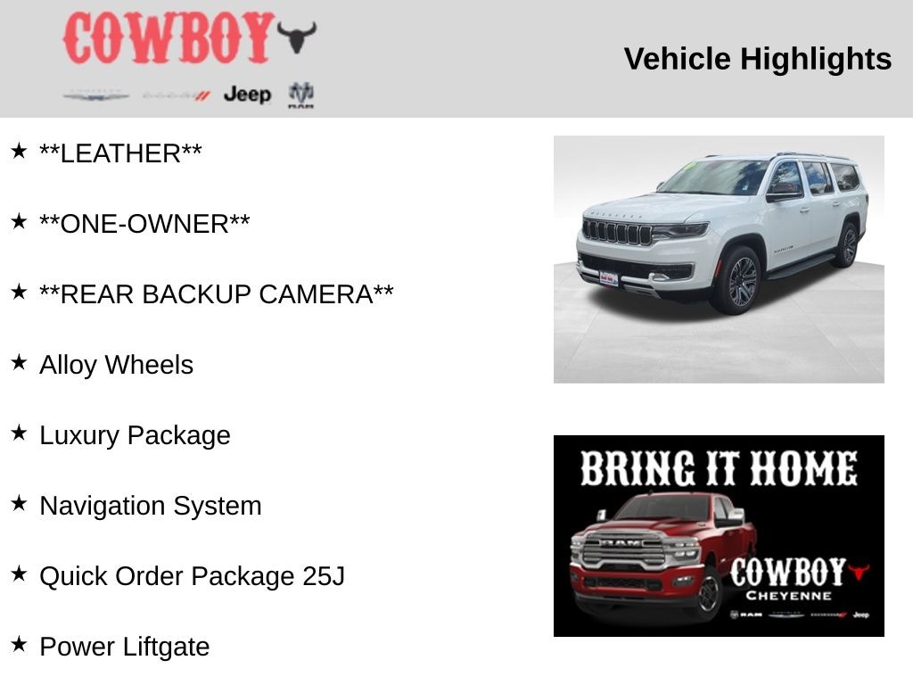 Used 2023 Jeep Wagoneer L Series II SUV