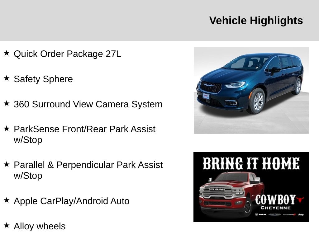 New 2025 Chrysler Pacifica Select Passenger Van