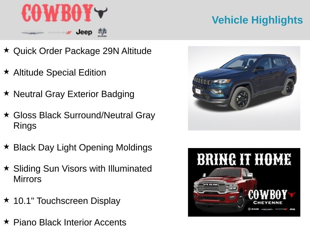 New 2026 Jeep Compass Latitude Sport Utility