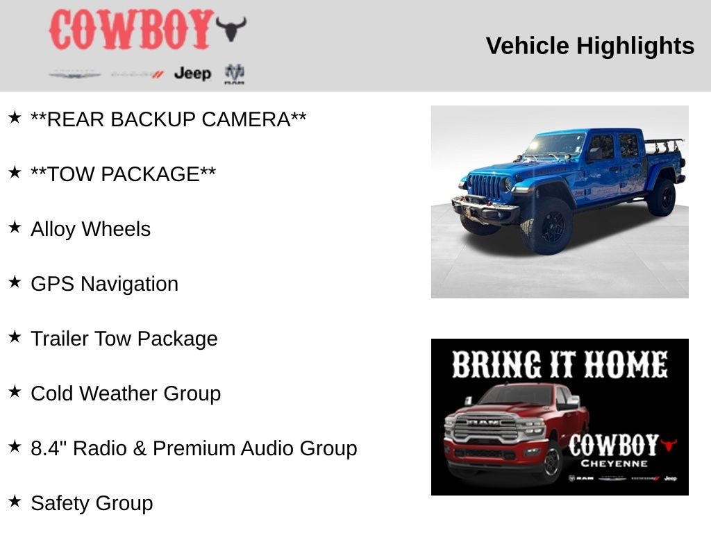 Used 2021 Jeep Gladiator Rubicon Truck Crew Cab