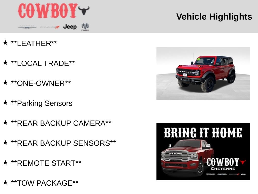 Used 2024 Ford Bronco Wildtrak SUV