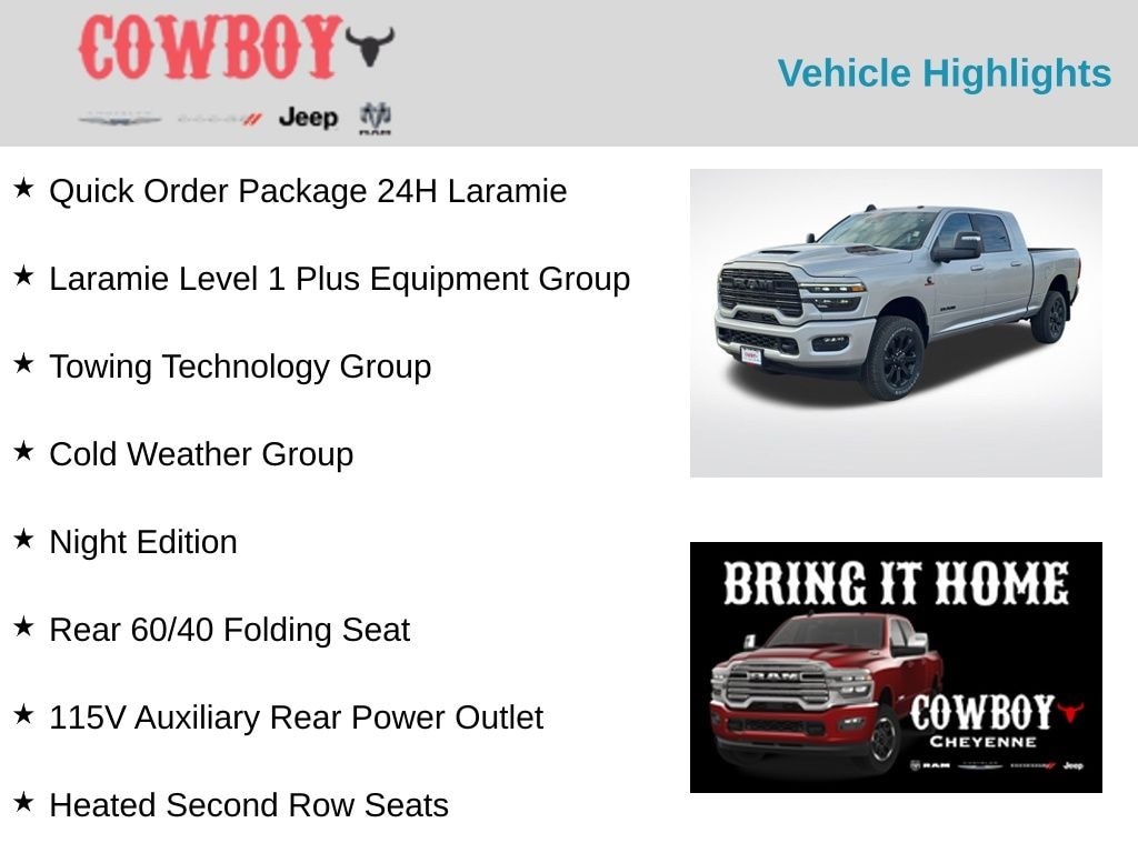 New 2026 Ram 2500 Laramie Pickup