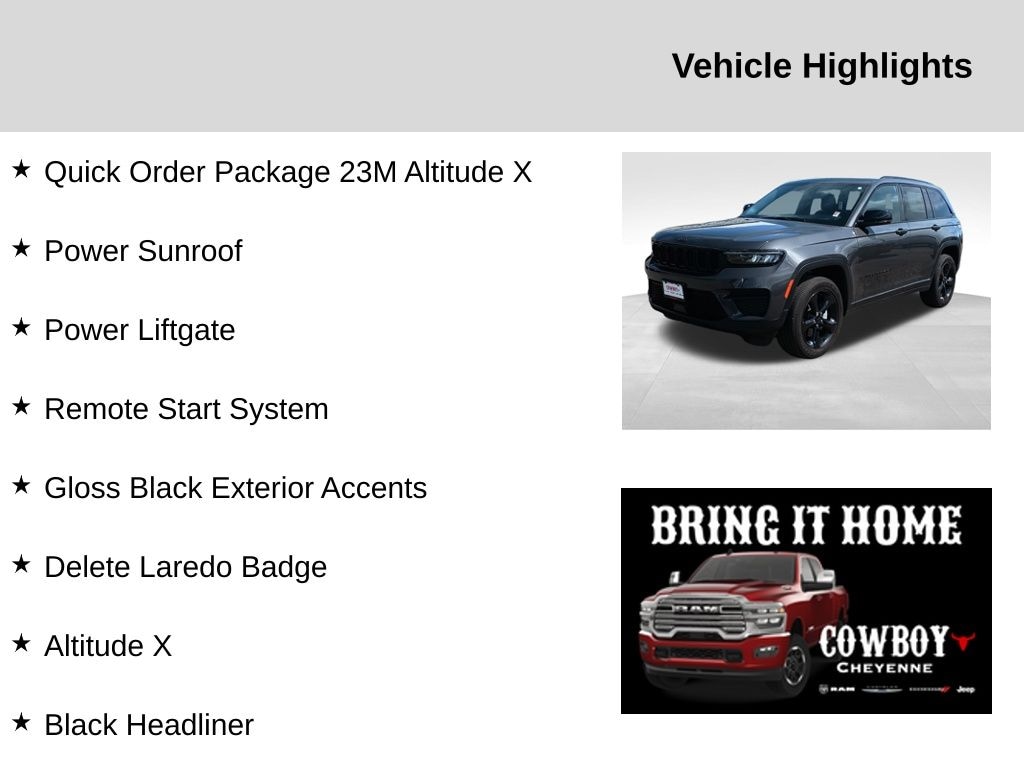 New 2025 Jeep Grand Cherokee Laredo Sport Utility