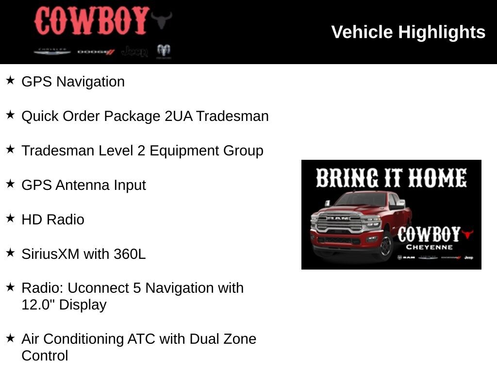 New 2026 Ram 2500 Tradesman Pickup