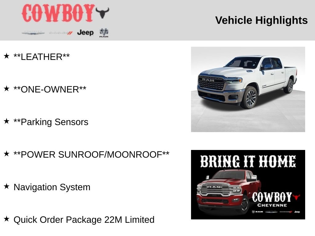 Used 2025 Ram 1500 Limited Truck Crew Cab