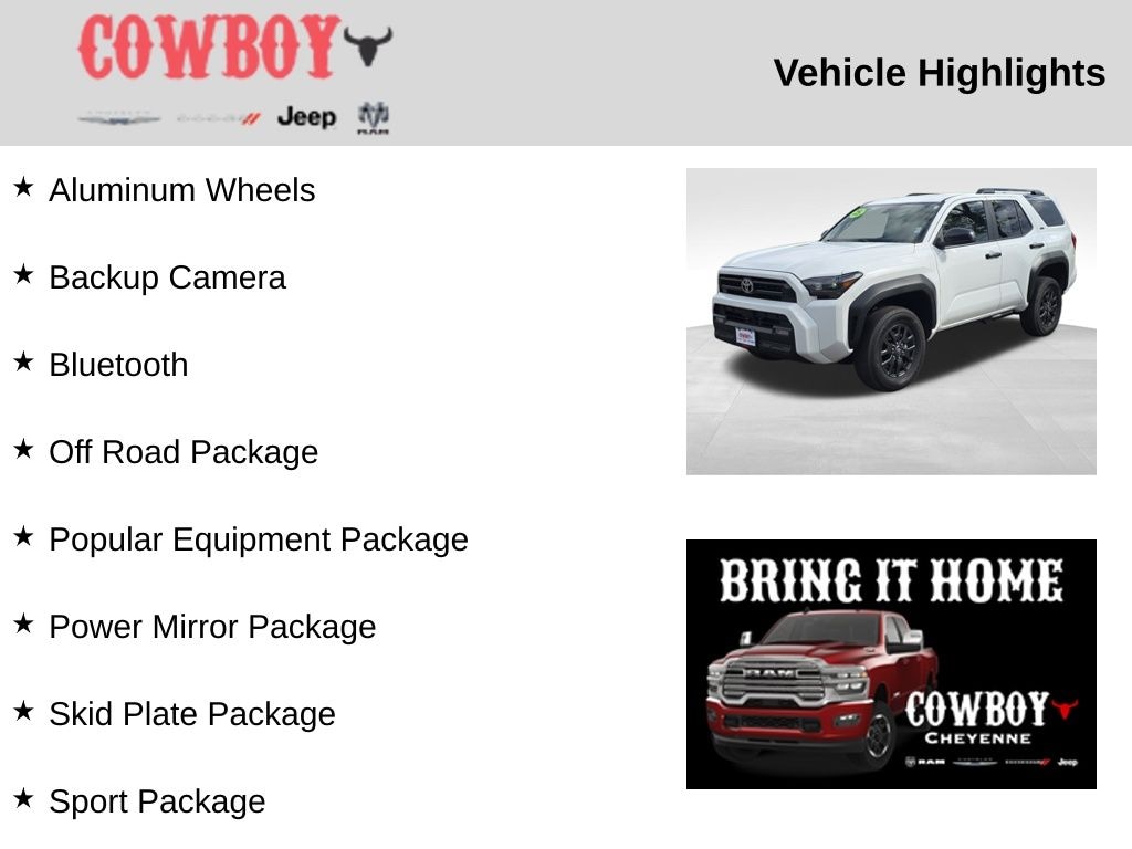 Used 2025 Toyota 4Runner TRD Sport Premium SUV