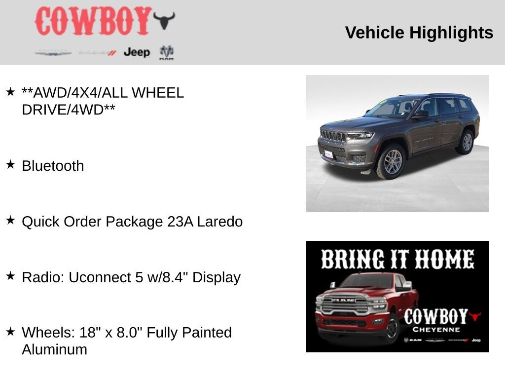 Used 2023 Jeep Grand Cherokee L Laredo SUV