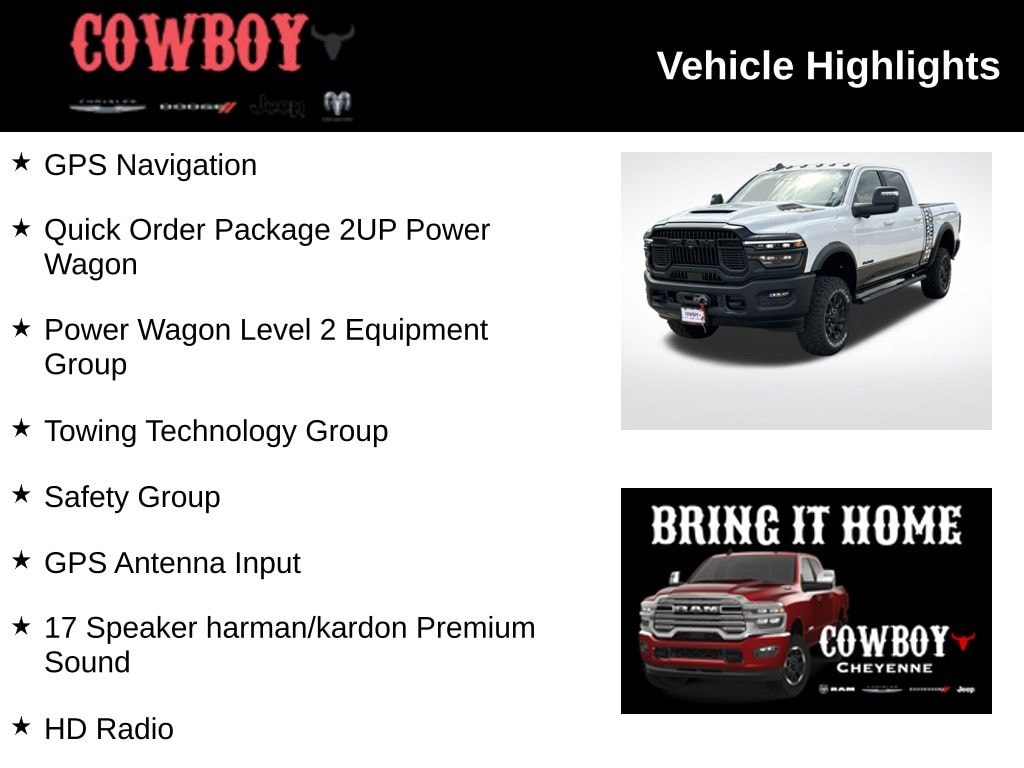 New 2025 Ram 2500 Rebel/Power Wagon Pickup