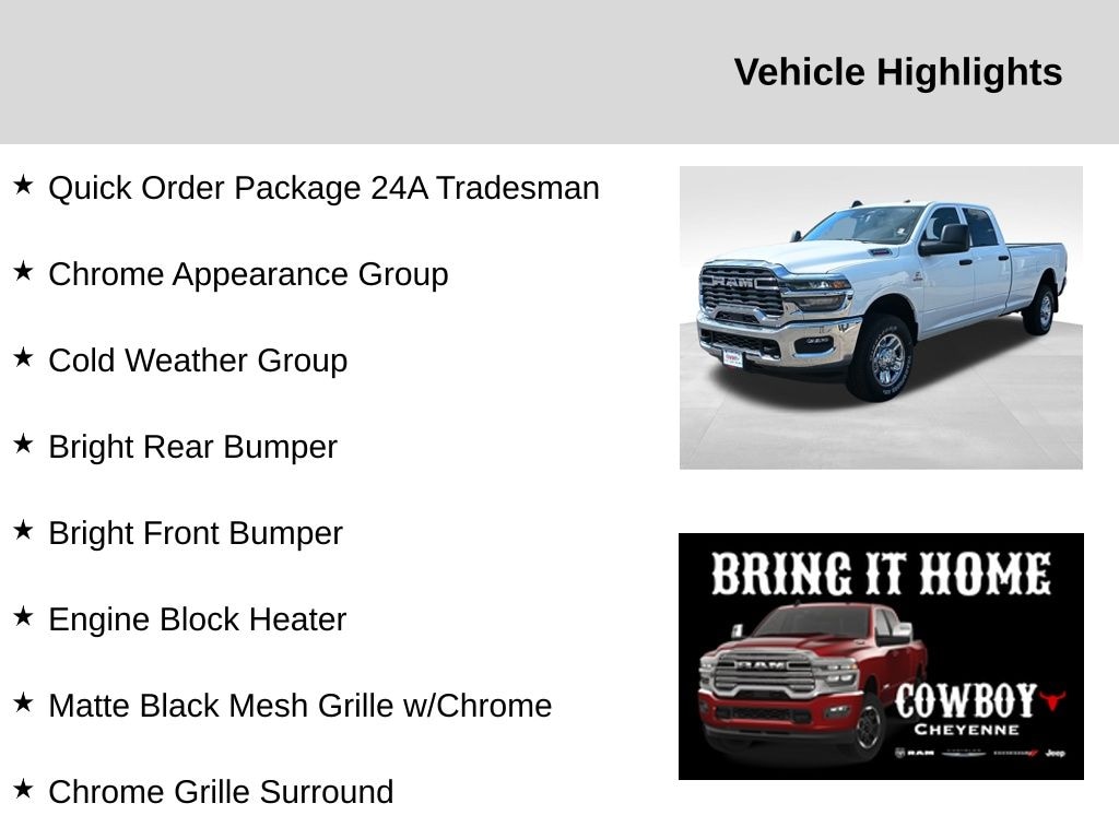 New 2025 Ram 2500 Tradesman Pickup