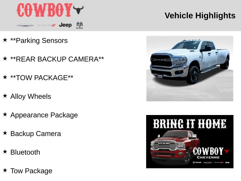 Used 2024 Ram 3500 Big Horn Truck Crew Cab